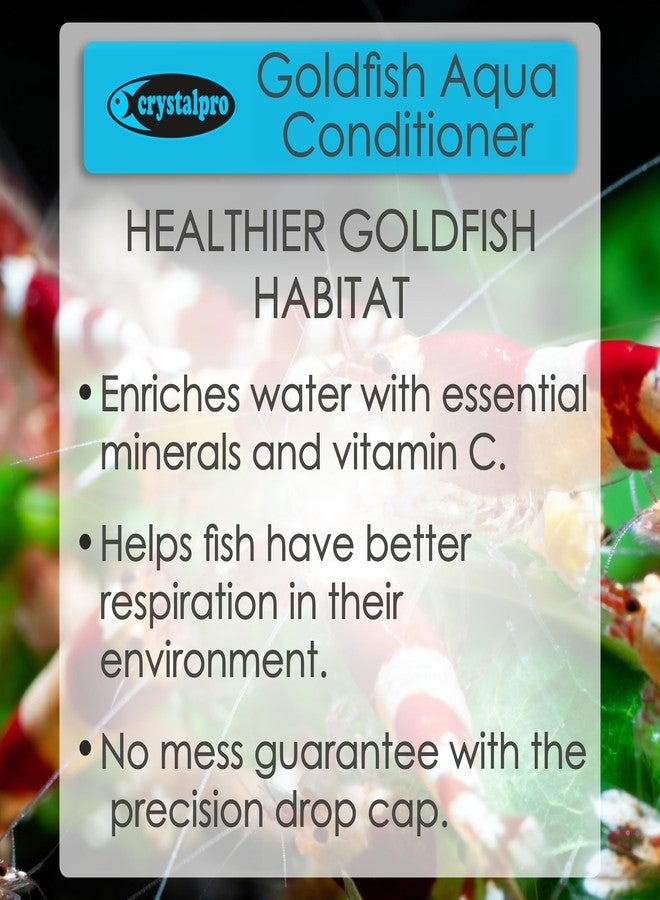 Crystalpro Goldfish Water Conditioner Treats 660 Gallons - Concentrated Goldfish Water Conditioner Neutralizes Chlorine and Ammonia (4.2 Oz-125 ml) - Image 5