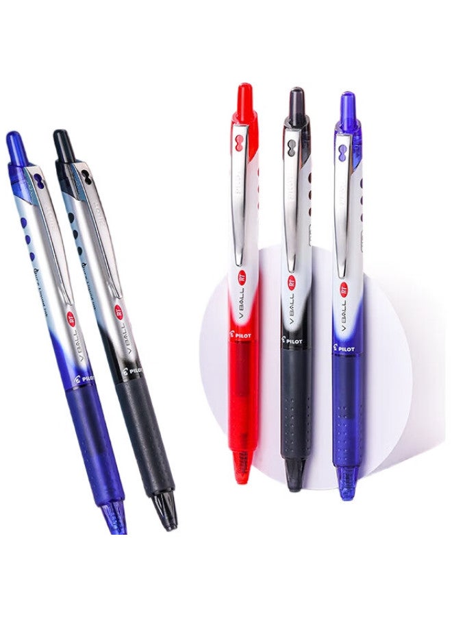 Pilot Retractable Weibao Panda Pen Gel Pen Bullet Tip Signing Pen, Colorful, For Students' Exams And Office Use, Blrt-Vb5, 0.5Mm, Red, 1 Pen/Pack - Image 2