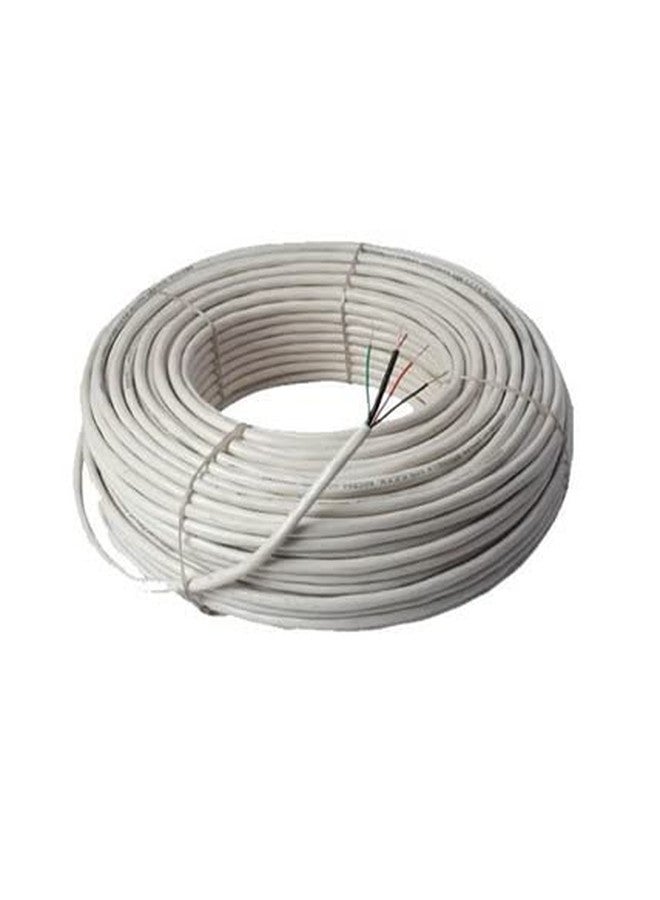 Elevea 𝟏𝟓 𝐘𝐞𝐚𝐫𝐬 𝐖𝐚𝐫𝐫𝐚𝐧𝐭𝐲 CCTV Wire Cable 3+1 Copper+Breding Alloy+mic Wire alloy, Best for residential, industrial CCTV installation (05 Feet) - Image 1
