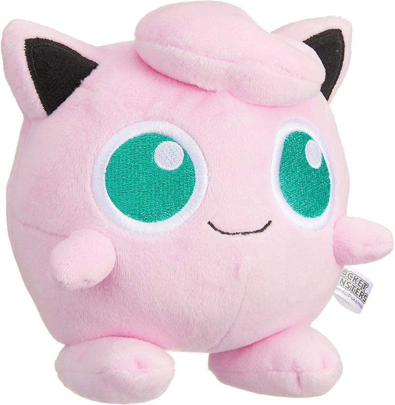 Sanei Pokemon All Star Series Jigglypuff Stuffed Plush, 5", Pink (PP02) - Image 1