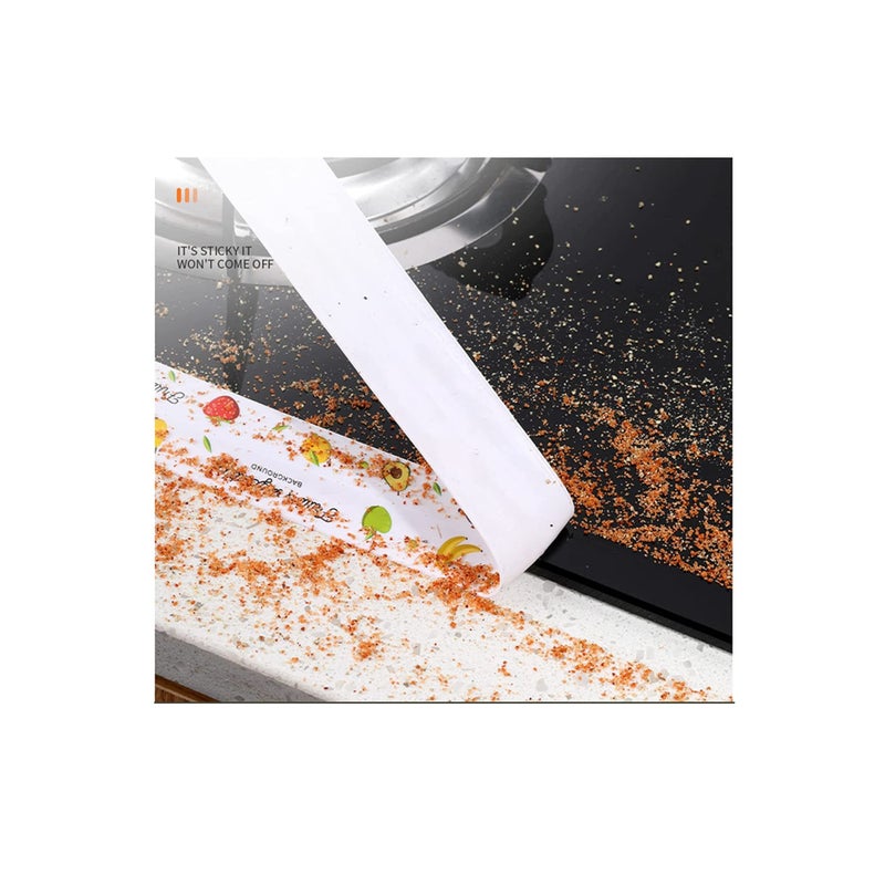 SOLARAE Caulk Tape, Sealant Tape, Self Adhesive Caulk Strip Super Stick Sealing Tape Waterproof Sink Tape, Anti-Mildew Transparent Tape for Kitchen Bathtub Toilet and Wall Corner (3.2M) - Image 3