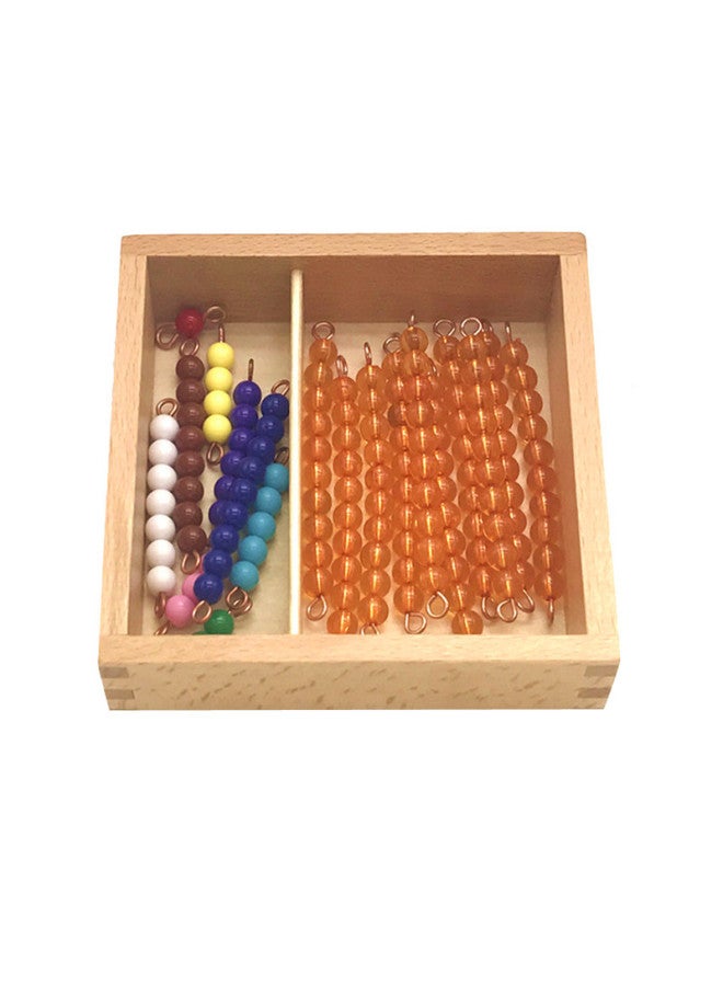 Montai Montessori Sedan Plate Matching Beads Matching Rack Kindergarten Math Early Education Teaching Aids Montessori Toys Wooden-Color:Segan Plate Matching Frame With Beads [I]]  - Image 4