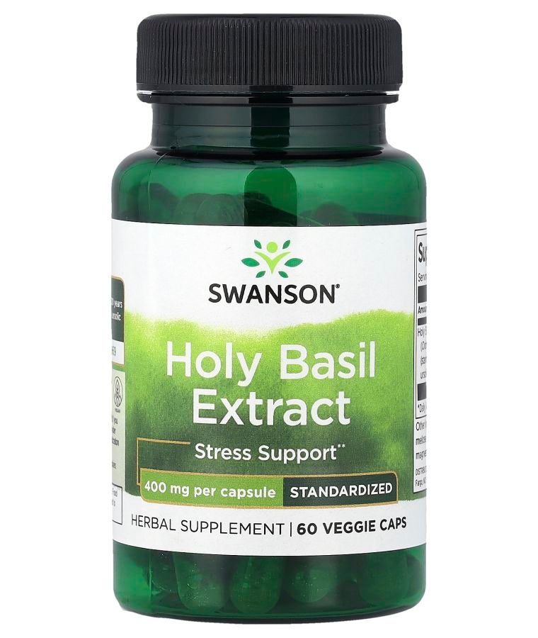 مستخلص الريحان المقدس 400 ملغ 60 كبسولة نباتية