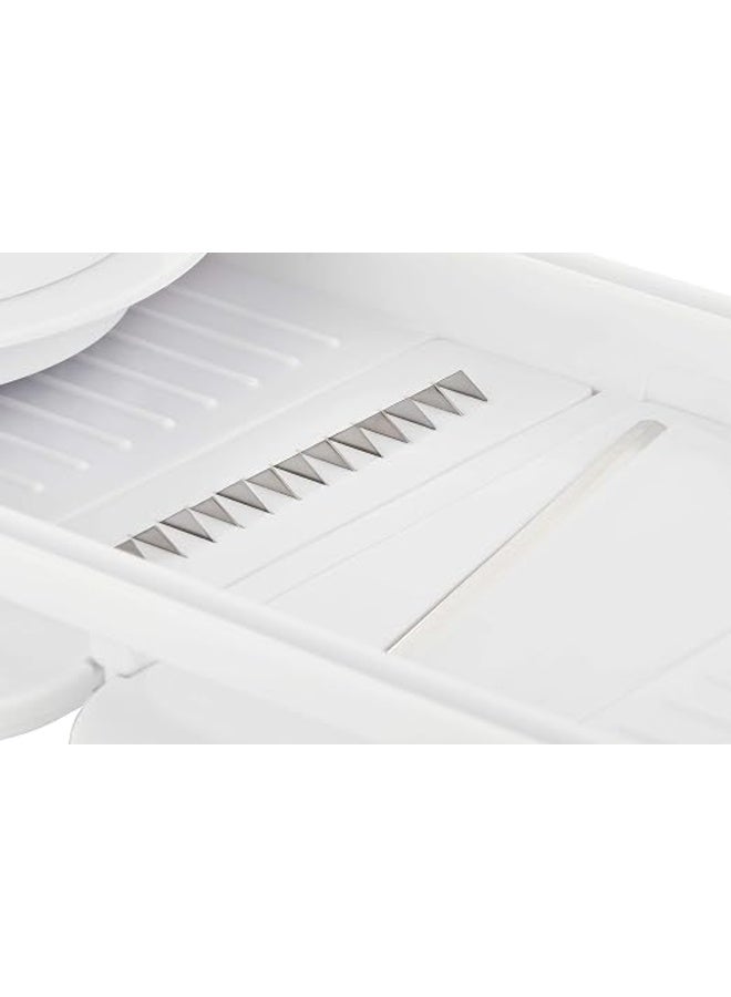 Multifunctional mandoline slicer with grater and food holder. - Image 3