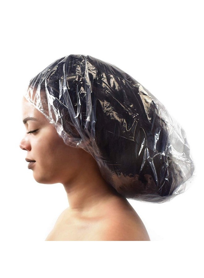 Colortrak Disposable Shower Conditioning Processing Caps Large For Voluminous Hair Protects Long Hair Styles Curls And Natural Hair Helps Preserve Blowouts Xxl 10 Disposable Caps Per Pack - Image 2