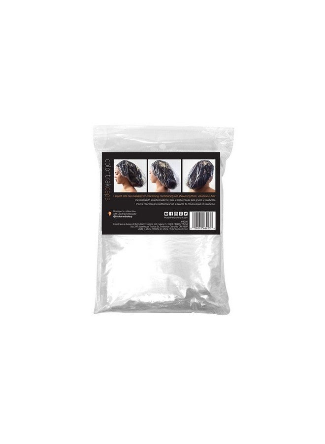 Colortrak Disposable Shower Conditioning Processing Caps Large For Voluminous Hair Protects Long Hair Styles Curls And Natural Hair Helps Preserve Blowouts Xxl 10 Disposable Caps Per Pack - Image 5