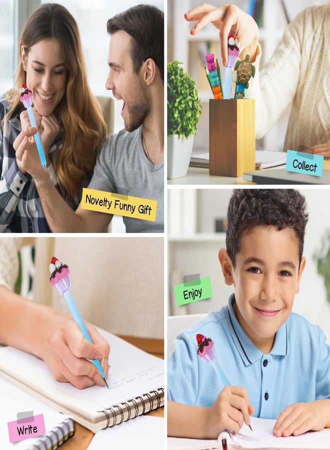 Planet Pens Cupcake Novelty Pen - Fun & Unique Kids & Adults Ballpoint Pen, Colorful Sweet Treat Writing Pen Instrument For School & Office Desk Decor Accessories - Image 4