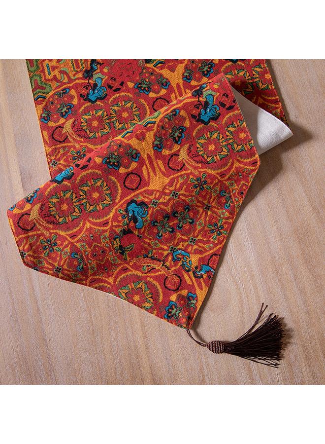 Bluejw Bohemian Pendant Tassel Table Flag Retro Moroccan Style Tea Table Towel American Light Luxury High-end Tea Flag - Image 5