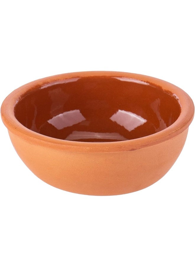 AKDC وعاء دائري AKDC 10 سم × 10 سم × 4 سم بلون الطين - Image 1