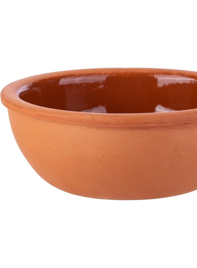 AKDC وعاء دائري AKDC 10 سم × 10 سم × 4 سم بلون الطين - Image 2