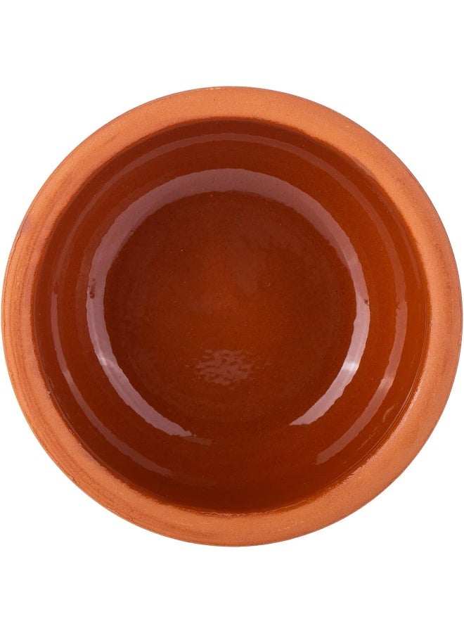 AKDC وعاء دائري AKDC 10 سم × 10 سم × 4 سم بلون الطين - Image 3