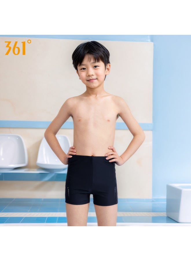 361 Children's Swimming Trunks Boys Teenagers  New Style Middle And Big Kids Professional Training Racing Five-point Swimming Trunks Suit
