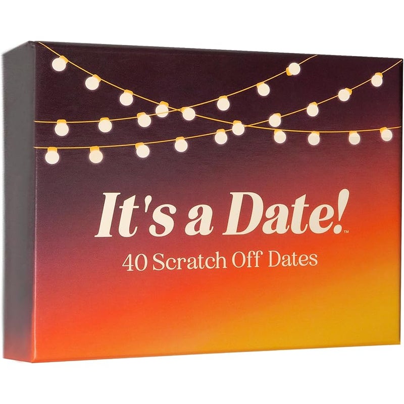It's a Date! , 40 Fun and Romantic Scratch Off Date Night Ideas for Him, Her, Girlfriend, Boyfriend, Wife, Husband & Couples, Valentine's Gift for Men and Women - Image 1