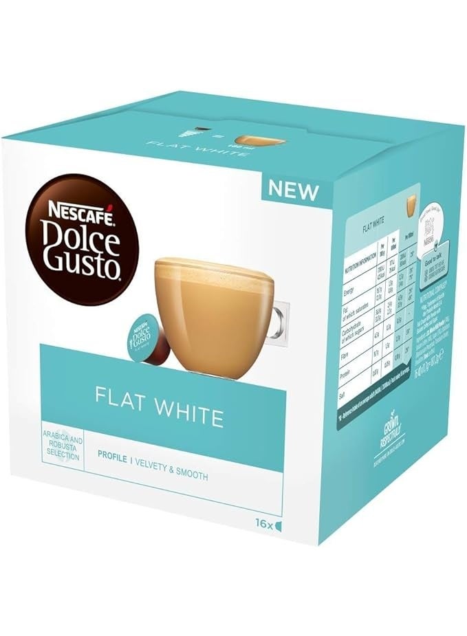 Dolce Gusto Nescafe Dolce Gusto Flat White 16 Capsules Brand: Nescafe - Image 1