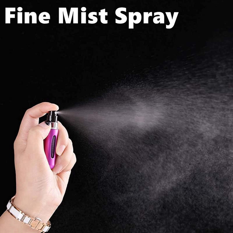 BIRZAR Travel Mini Perfume Refillable Atomizer Container Portable Perfume Spray Bottle Travel Perfume Scent Pump Case Fragrance Empty Spray Bottle For Traveling And Outgoing 5 Ml Multicolour - Image 5