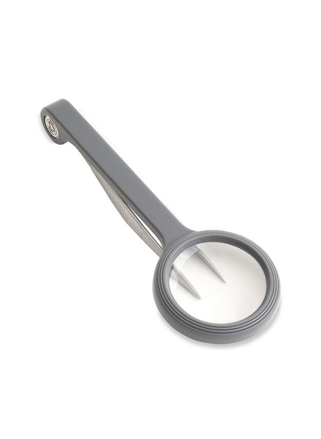 Carson MagniGrip 4.5x Magnifier with Attached Precision Tweezers (MG-55) - Image 2