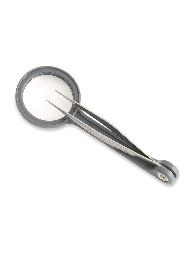 Carson MagniGrip 4.5x Magnifier with Attached Precision Tweezers (MG-55) - Image 3