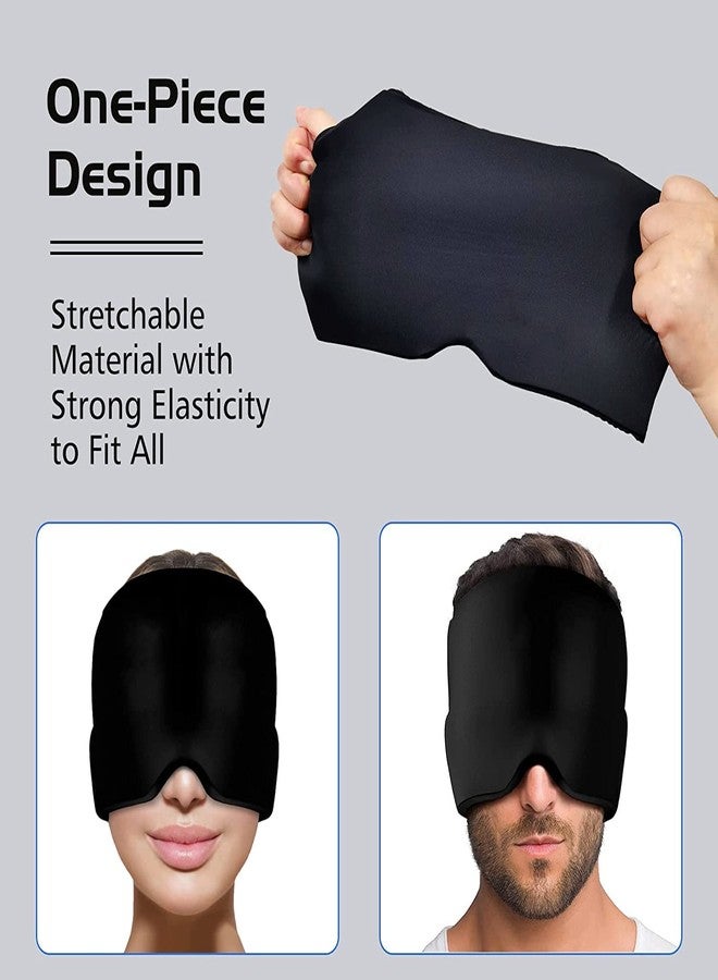 SOCHEP Headache Migraine Relief Cap, Wearable Strechable Headache Hat for Migraine Ice Head Wrap Cold Hot Therapy Headache Hat for Tension Headache Stress Relief - Image 3