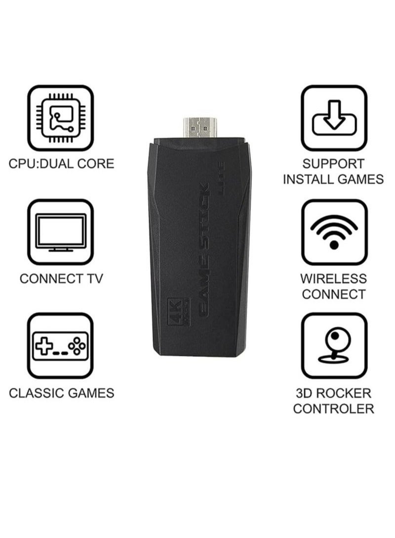 TIGER K Game Console with Dual Wireless Controllers – 3500 Built-in Games | HDMI Output for HD Gaming | Supports 9 Emulators | Plug & Play, Easy Setup for Retro and Classic Game Lovers | Perfect Gift for Kids & Adults - Image 3
