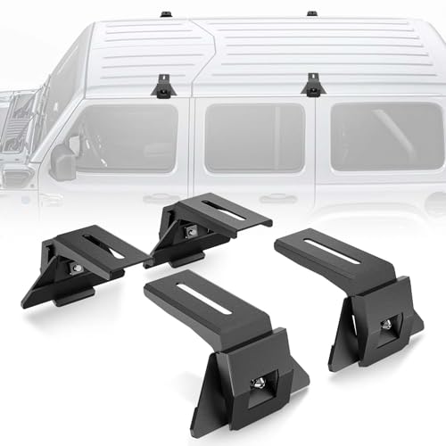 XOOKUN Roof Rack Mounting Brackets Compatible with Wrangler JL JK 2007-2024, Gladiator JT, Cherokee XJ 1984-2001 - Image 1