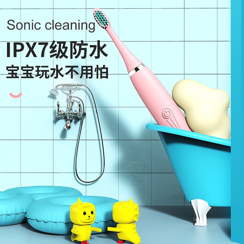 Sale Children'S Electric Toothbrush Household Sonic Toothbrush Electric Soft Bristle Electric Toothbrush Rechargeable - Image 3