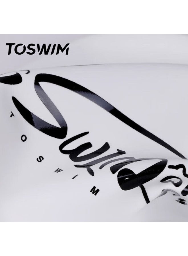 Toswim Swimming Cap For Women, Silicone Large Size Waterproof Swim Cap For Long Hair, Suitable For Adults And Children, Letter Design - Image 5