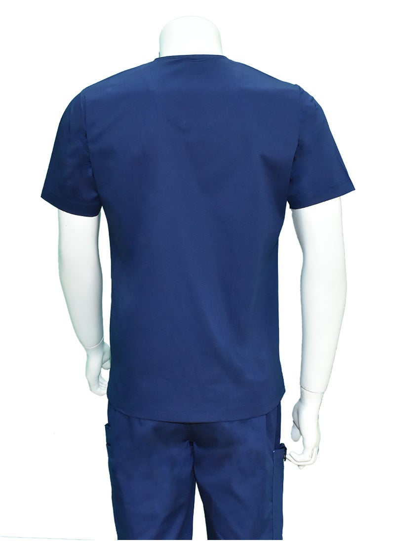 OXYGEN Oxygen Unisex Scrub Set - Light Navy Blue B123  - Image 5