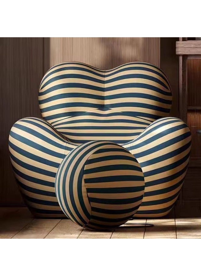 modern ben bag that blends style with comfort. Made from high-quality, non-expandable foam, offering excellent support and lasting comfort. Upholstered with premium fabric, it adds a touch of luxury to any room. Additionally, the sofa features a connected footrest for enhanced leg support, elevating your sitting experience and providing maximum comfort