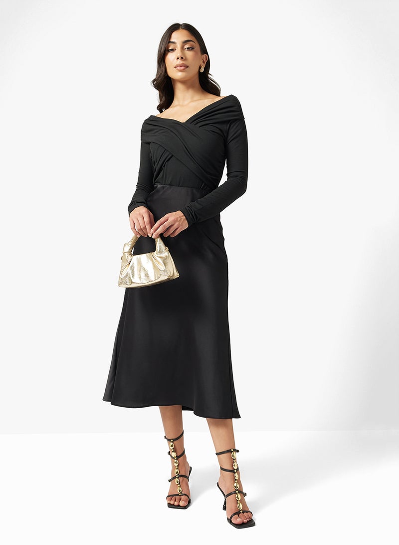 ايلا بلوزة مكشكشة بكتف مكشوف - Image 4