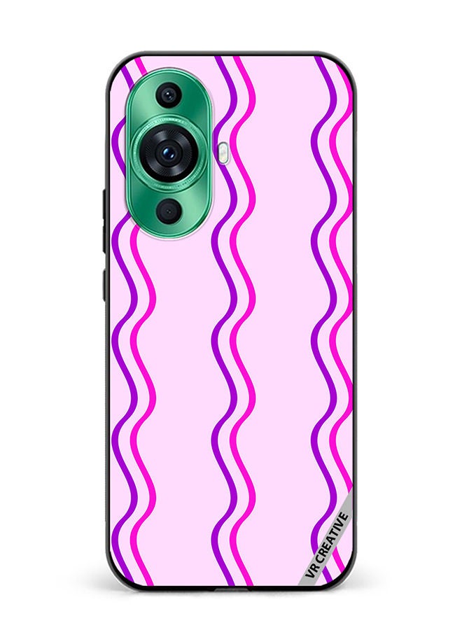 VR CREATIVE Protective Case Cover For Huawei nova 11 Pro Strips Design Multicolour - Image 1