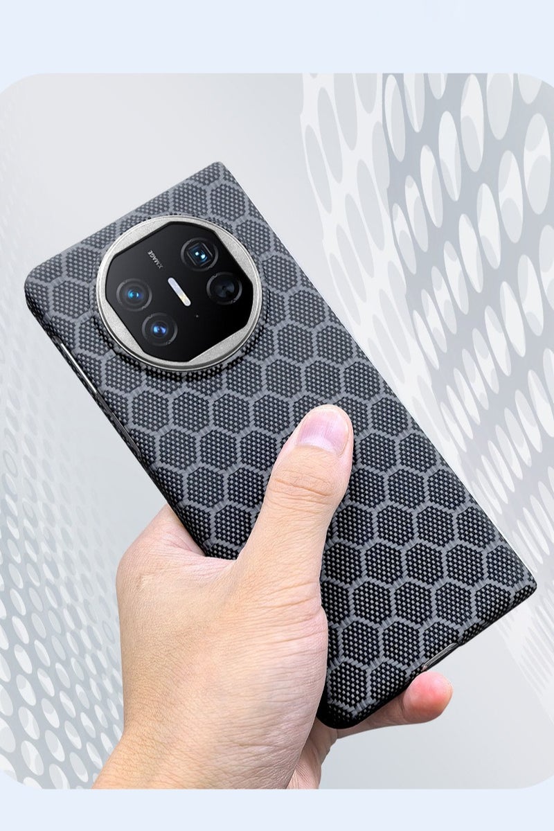 general Aramid Carbon Fiber Case Compatible with Huawei mate X5 Ultra-thin Magnetic Wireless Charging Protective Cover for Huawei mate X5 - Image 4