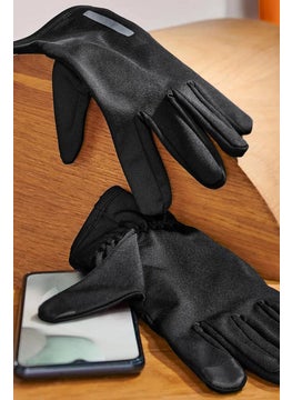 Tchibo Women Running Gloves, Black  - Image 1