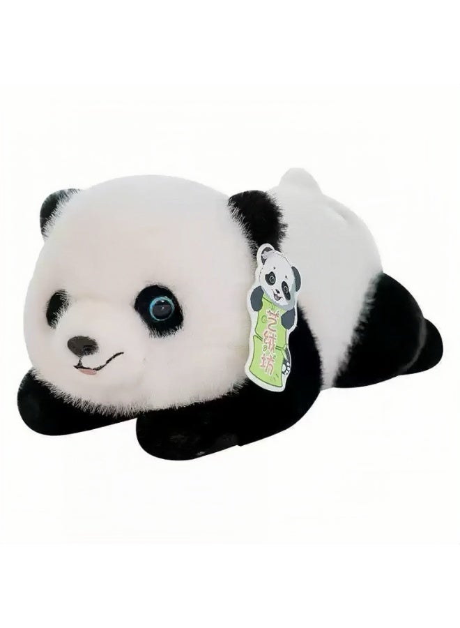 Simulation of giant panda Huahua plush toy, 30 cm long, female star of the panda world, lying down, the best gift - Image 2