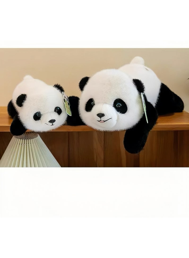 Simulation of giant panda Huahua plush toy, 30 cm long, female star of the panda world, lying down, the best gift - Image 3