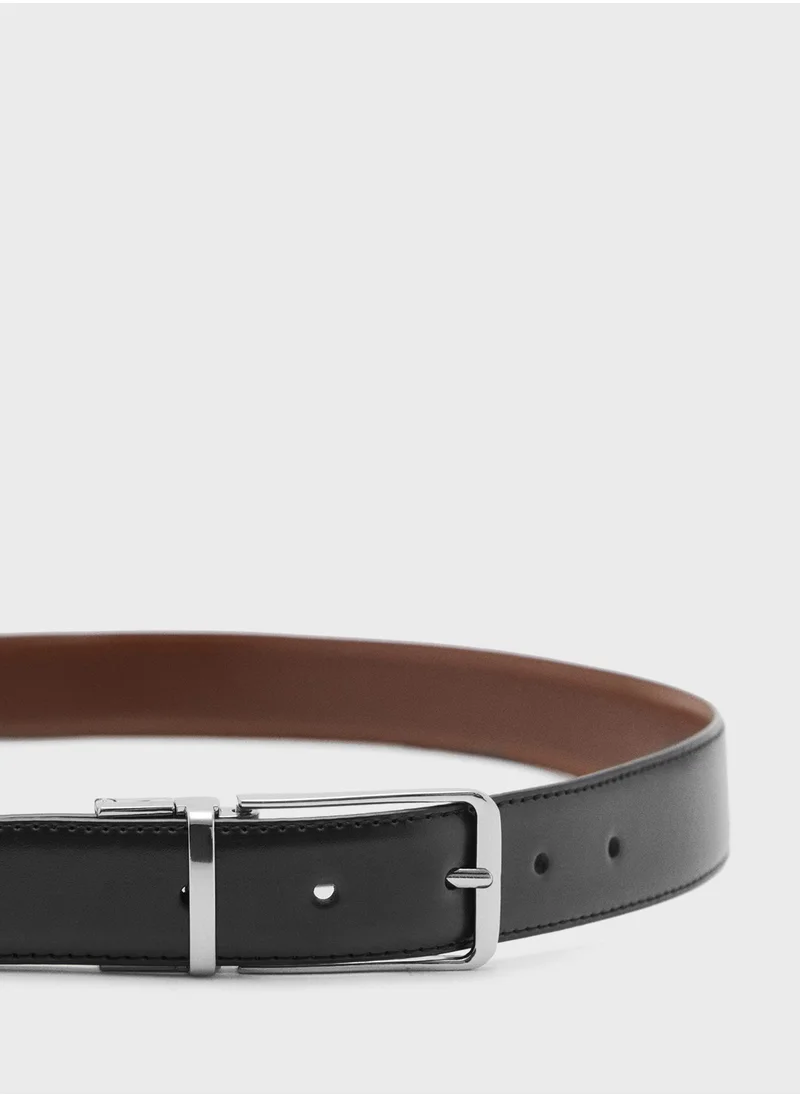 Mango Man Allocated Hole Reversible Belt