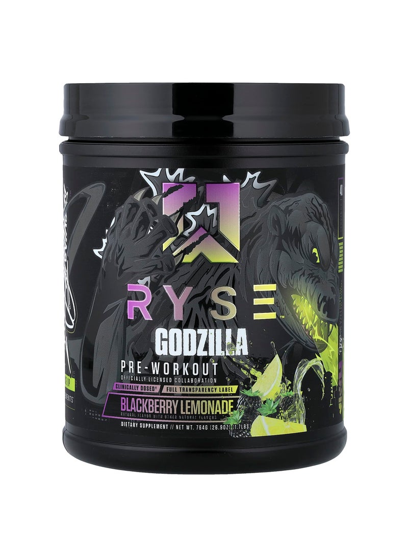Pre-Workout, Godzilla, Blackberry Lemonade, 1.7 lbs (764 g)