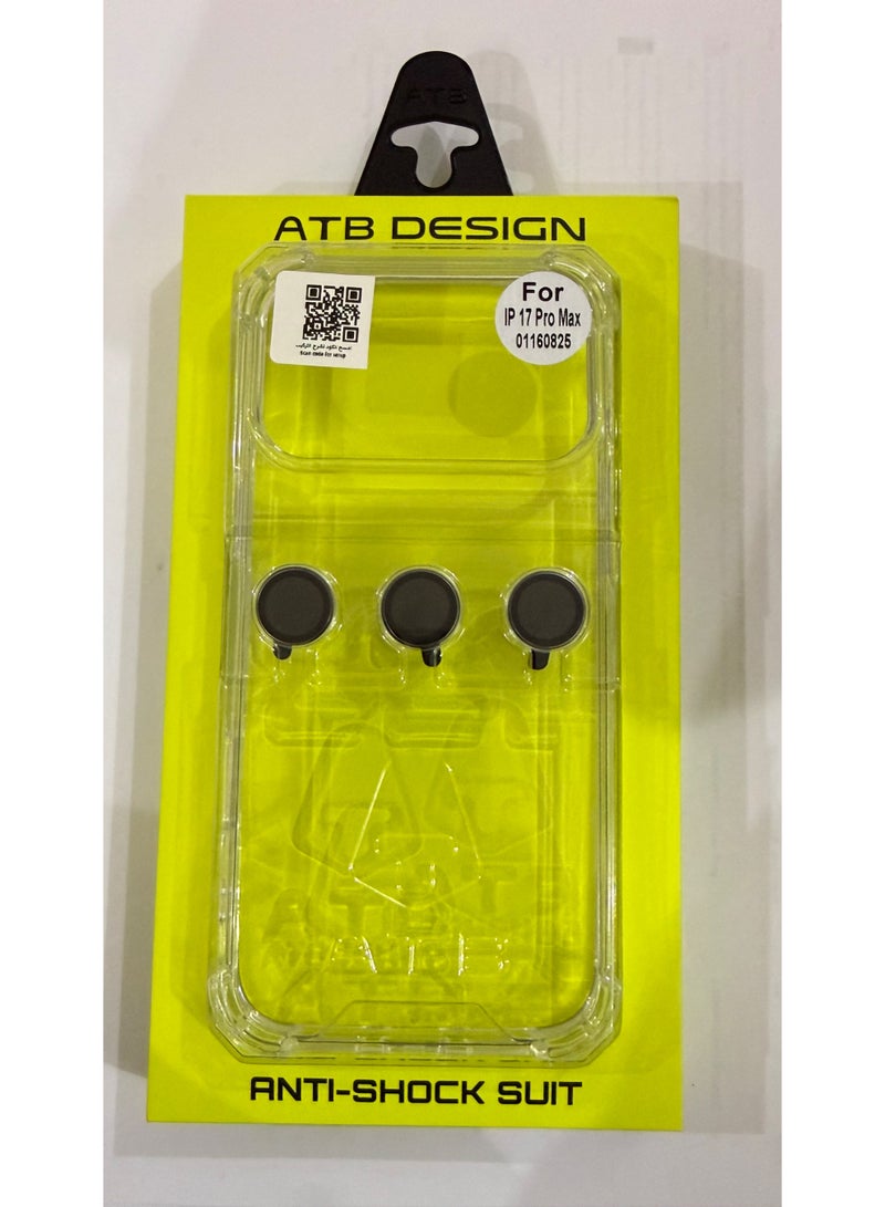 اي تي بي طقم حماية شامل 6 في 1 ايفون 17 برو ماكس تركيب سهل فائق الدقة مع واقي شاشة بخصوصية بصرية يمنحك خصوصية عالية أثناء الاستخدام بزاوية رؤية محدودة، إلى جانب حماية شاملة. يشمل واقي شاشة بخصوصية، كفر شفاف، حماية للكاميرا، لزقات حماية لفتحات السماعة من الغبار، لزقة ظهر، وإطار مغناطيسي. - Image 1