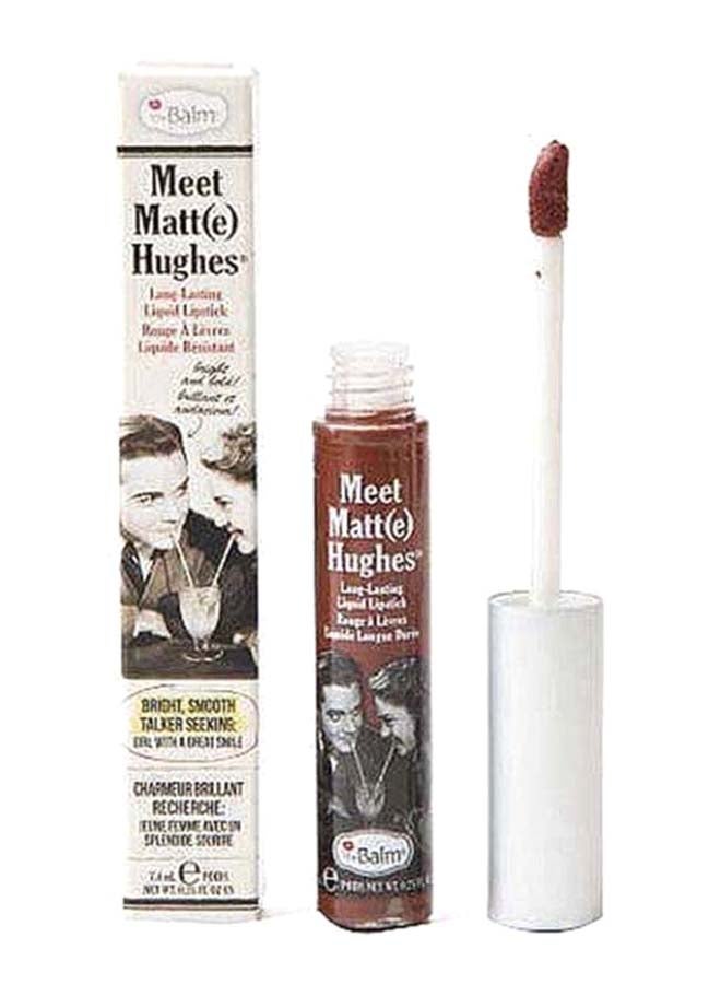 theBalm Meet Matt(e) Hughes Long Lasting Liquid Lipstick Trustworthy - Image 3