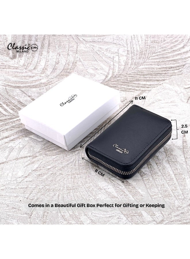 Classic Milano Faux Leather Wallet for Women – Women Wallet & Card Holder Women | Stylish Card Wallet with Cash Compartment | Slim Ladies Wallet, Girls Wallets, Women’s Wallets, Gift for Her - Image 5