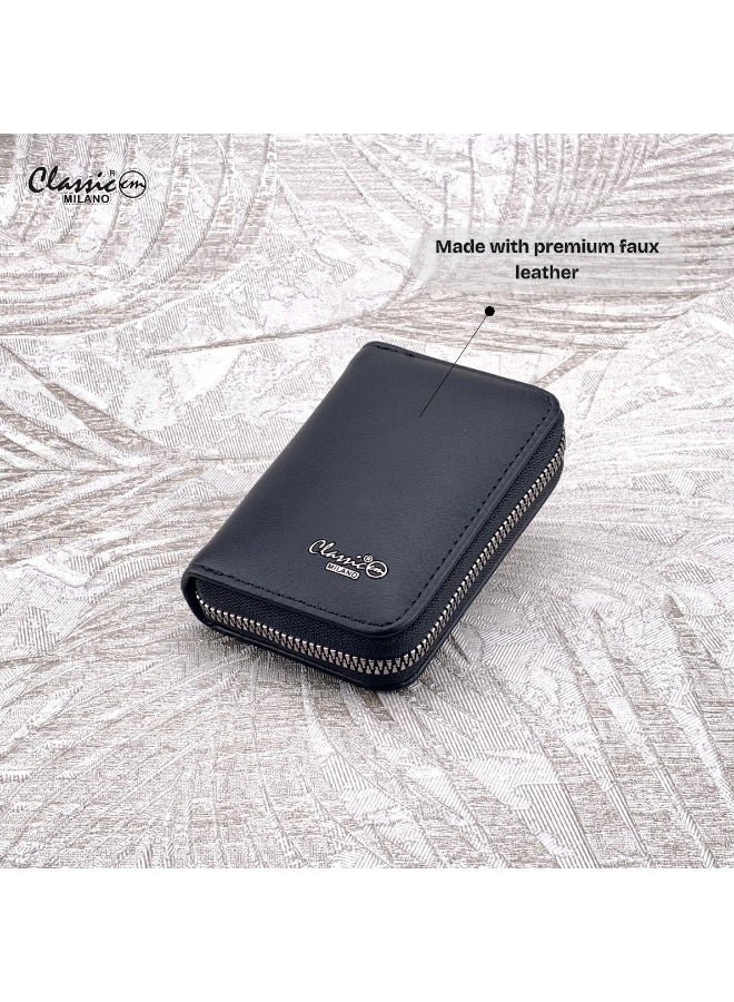 Classic Milano Faux Leather Wallet for Women – Women Wallet & Card Holder Women | Stylish Card Wallet with Cash Compartment | Slim Ladies Wallet, Girls Wallets, Women’s Wallets, Gift for Her - Image 4