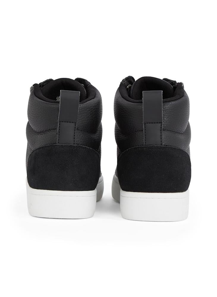 Calvin Klein Jeans CLASSIC CUPSOLE LEATHER ZIP MID TRAINERS - Image 3