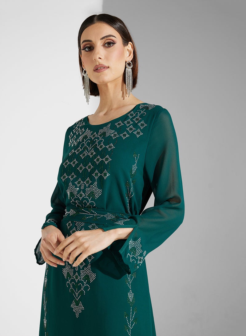 خزانة فستان شيفون مزخرف - Image 3