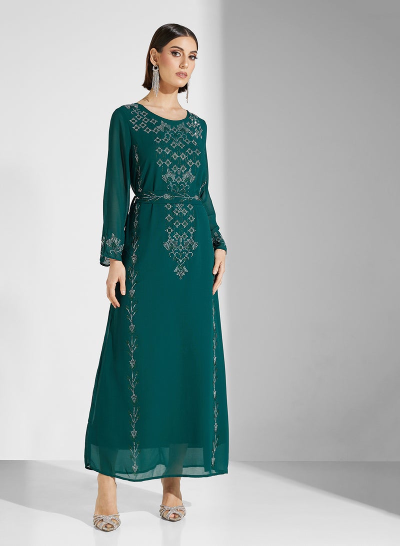 خزانة فستان شيفون مزخرف - Image 4