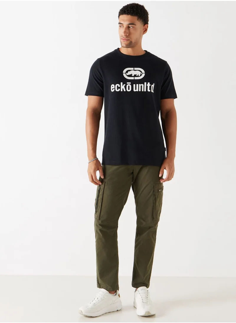 Ecko Unltd. Logo Print Crew Neck T-Shirt