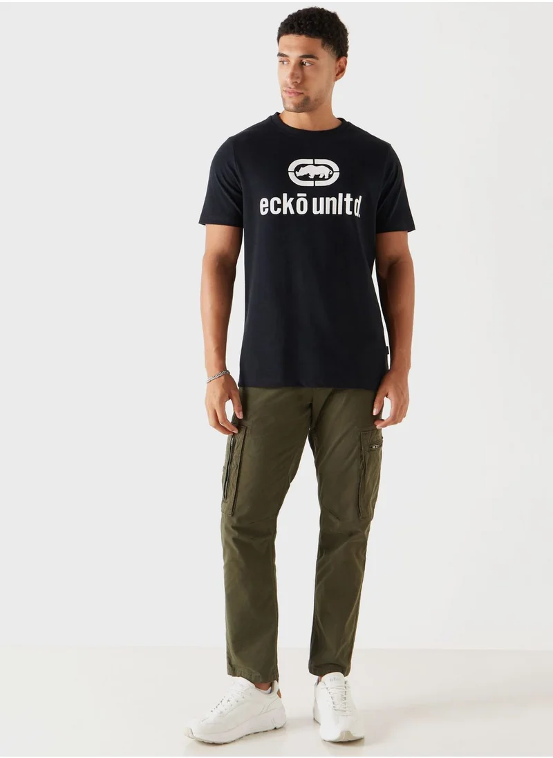 Ecko Unltd. Logo Print Crew Neck T-Shirt