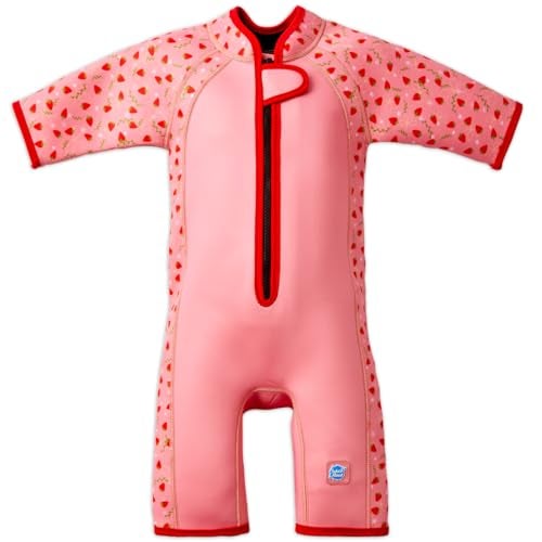 Splash About Shorty Wetsuit, Strawberry Field, 2-4 Years - Image 2