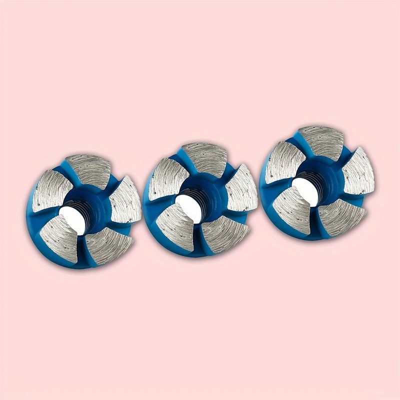 1 Inch Diamond Grinding Disc With 1 Extension Rod for Stone Concrete Polishing - Image 1