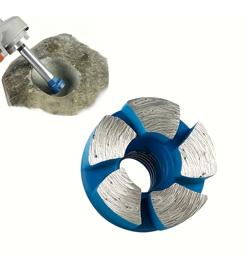 1 Inch Diamond Grinding Disc With 1 Extension Rod for Stone Concrete Polishing - Image 2