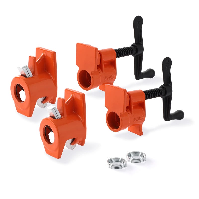 PONY 2-Pack 50 Wood Gluing Pipe Clamp Fixture for 3/4 Inch Black Pipe - Image 1