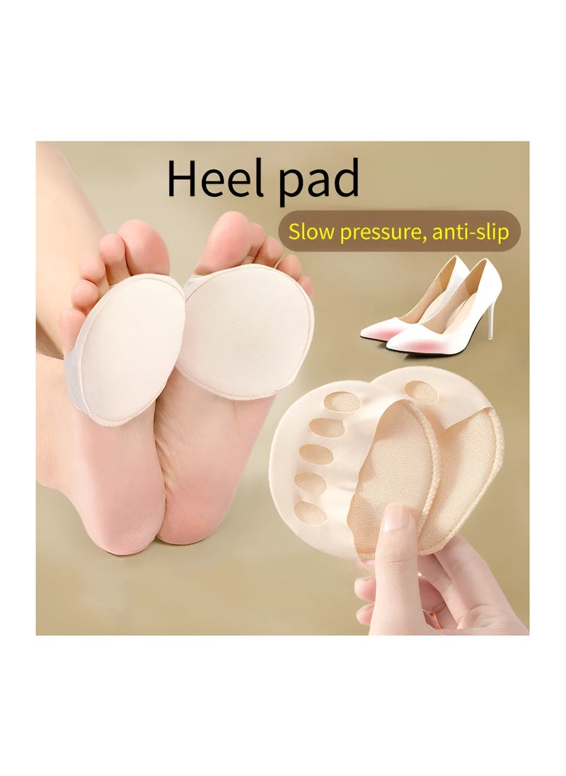 Generic - Forefoot Shoe Inserts, Comfort Toe Protection Insoles, Flexible Insoles for Bare Shoes and High Heels for Toe and Ball of Foot Pain Relief, Soft Breathable Cushions (Black) - Image 1